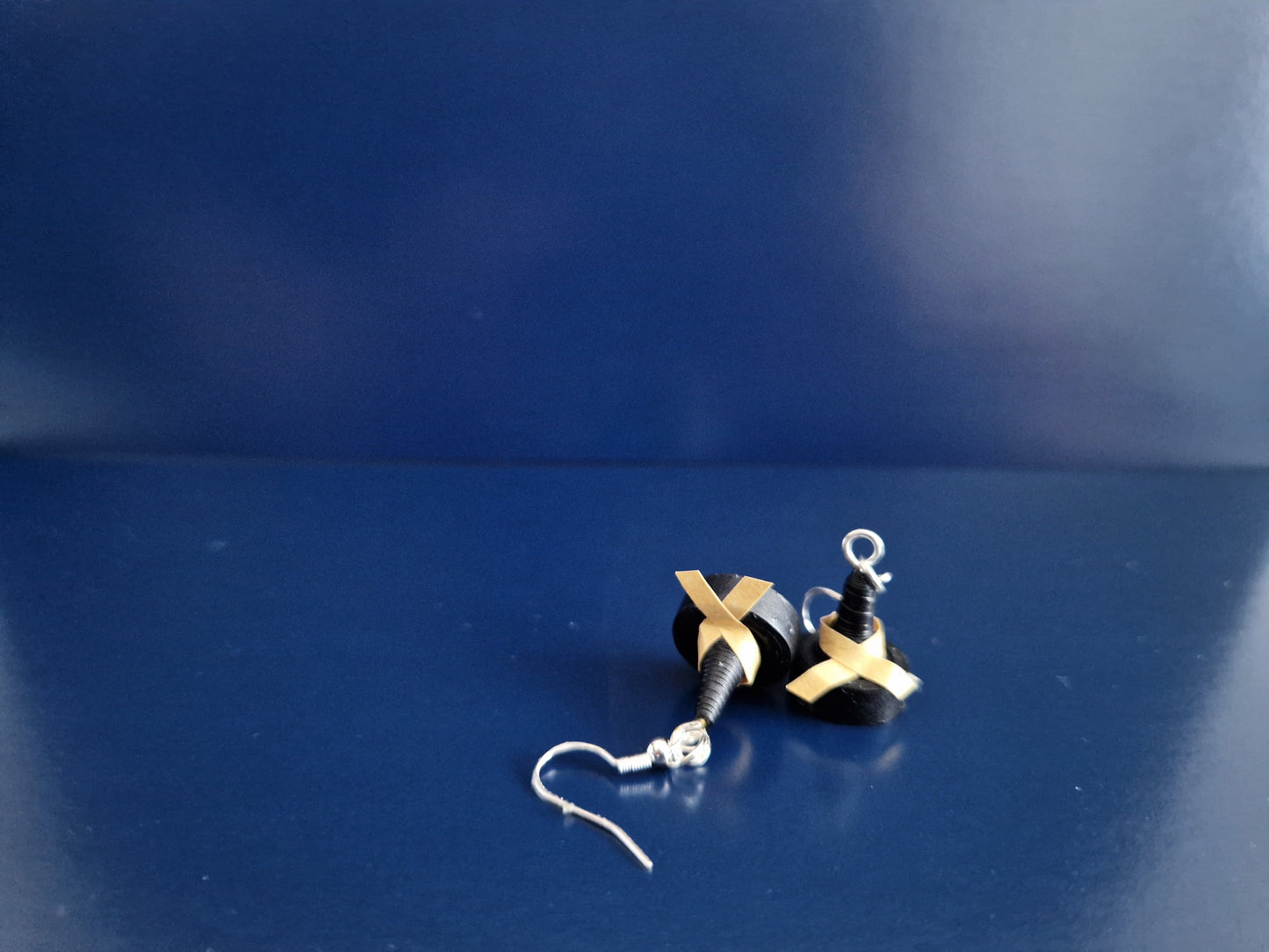 Quilled Paper Witch's Hat Earrings